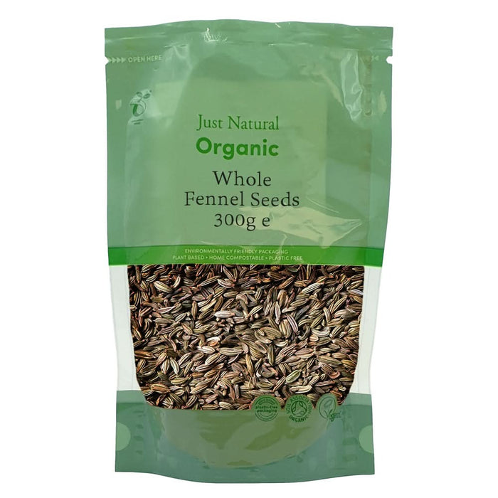 Just Natural Organic Fennel Seeds Whole 300g