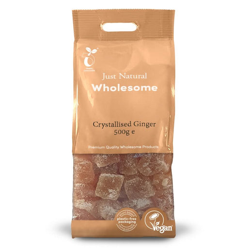 Just Natural Crystallised Ginger 500g