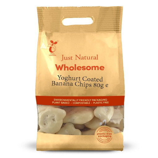Just Natural Yoghurt Coated Banana Chips 80g