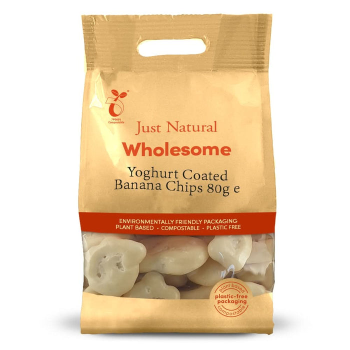 Just Natural Yoghurt Coated Banana Chips 80g