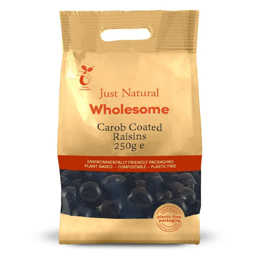 Just Natural Carob Coated Raisins 250g