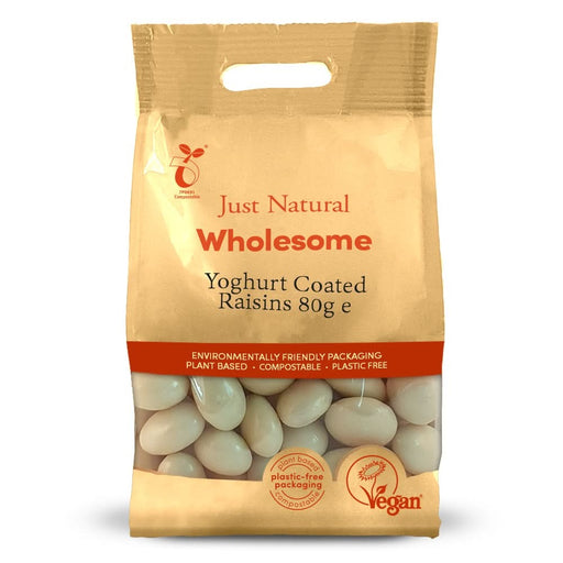 Just Natural Yoghurt Coated Raisins 80g