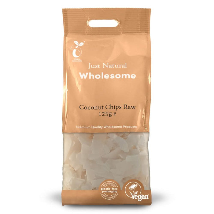 Just Natural Coconut Chips Raw 125g