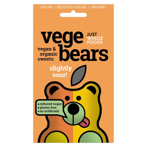 Just Wholefoods Vegebears Slightly Sour! 70g