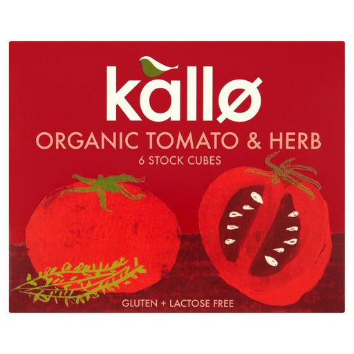 Kallo Tomato & Herb Stock Cubes 66g