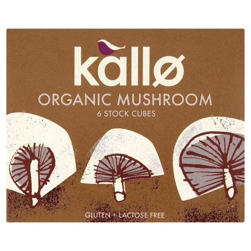 Kallo Mushroom Stock Cubes 66g