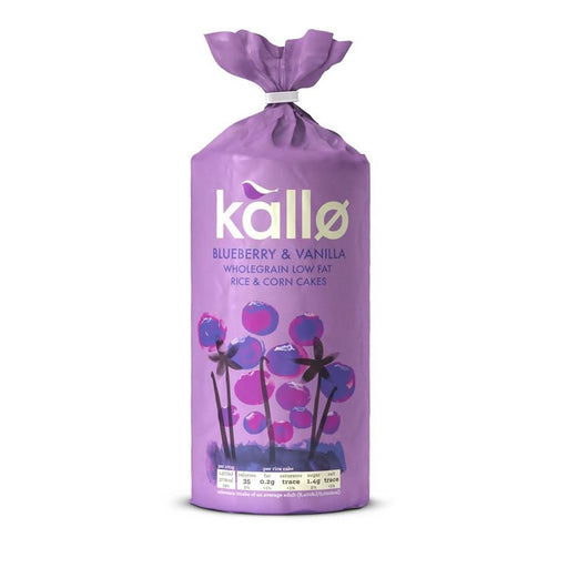 Kallo Blueberry & Vanilla Rice Cakes 131g