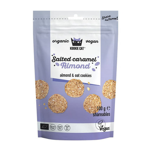 Kookie Cat Mini Salted Caramel Almonds 100g