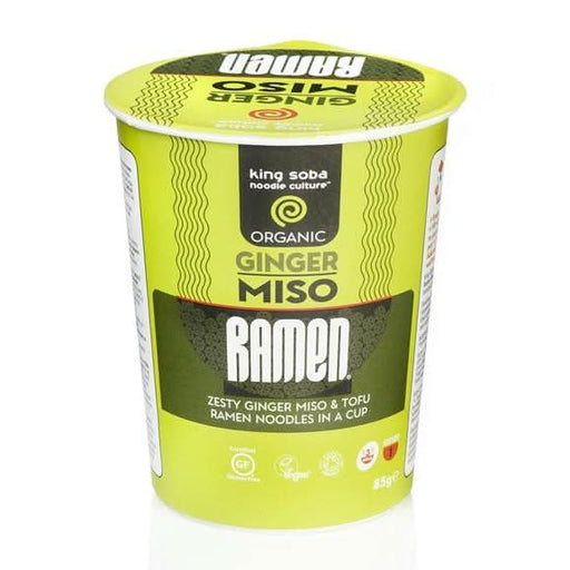 King Soba Organic Ginger Miso Ramen 85g