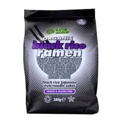 King Soba 4 Pk Black Rice Ramen Noodles 280g