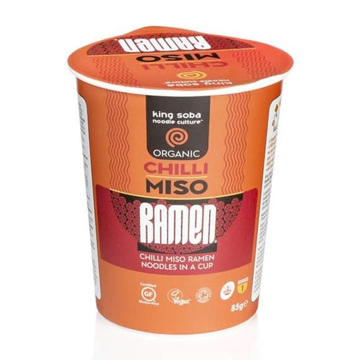 King Soba Organic Chilli Miso Ramen 85g