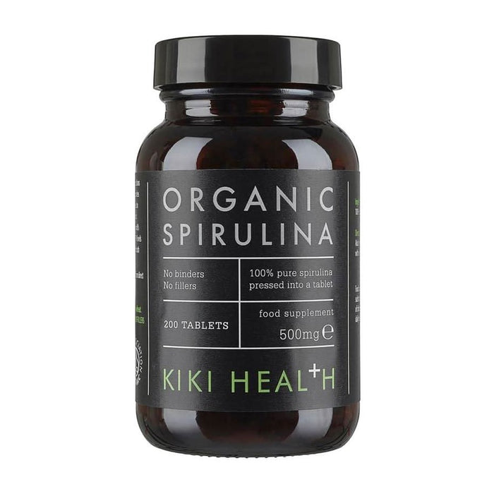 KIKI Health Organic Spirulina Tablets 200 Tablets