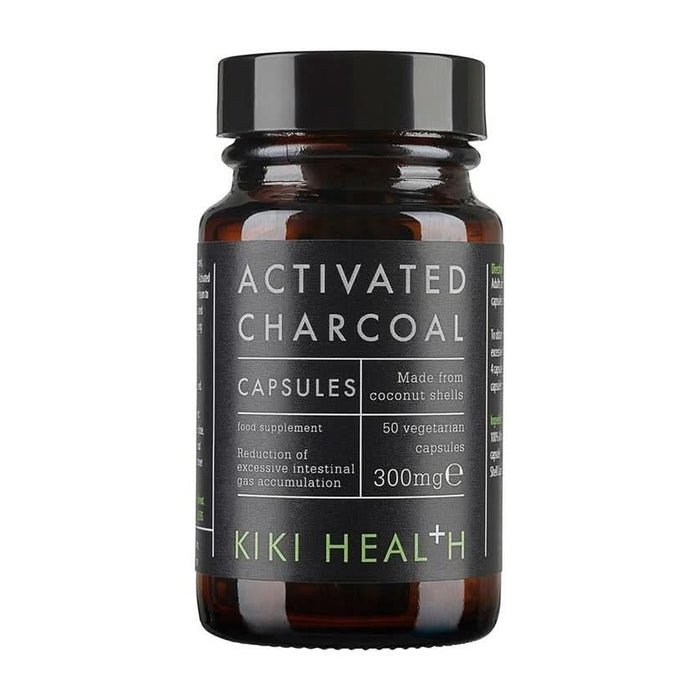 KIKI Health Activated Charcoal 50 Capsules