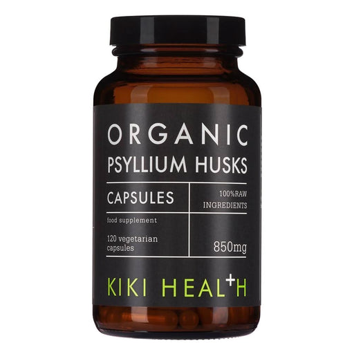 KIKI Health Organic Psyllium Husks 120 Capsules