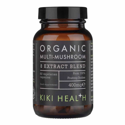 KIKI Health Organic 8 Mushroom Extract Blend 60 Capsules