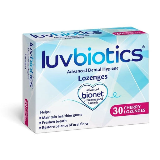 Luvbiotics Dental Lozenges Cherry 30 tablet