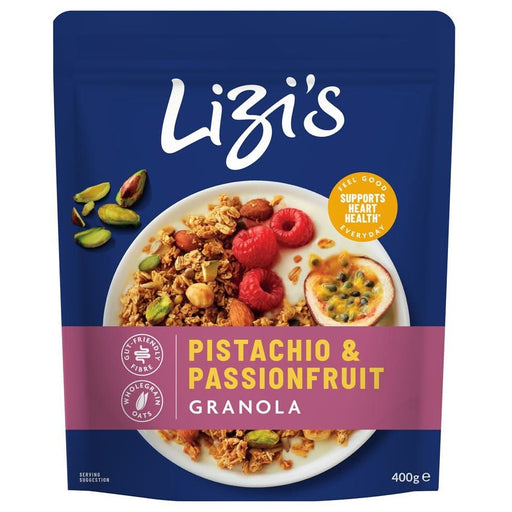 Lizi's Pistachio & Passionfruit Granola 400g