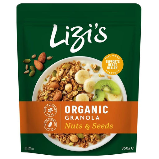 Lizi's Organic Granola Nuts & Seeds 350g