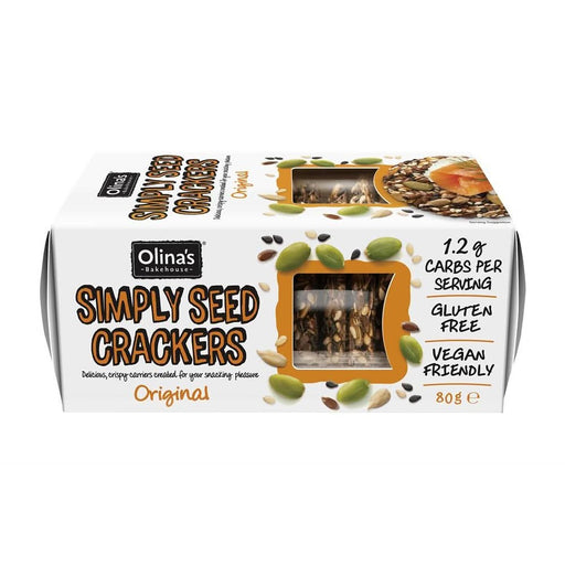 Olinas Bakehouse Gluten Free Original Seed Crackers 80g