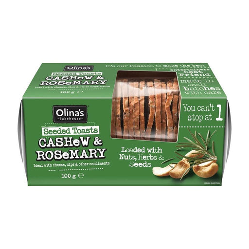Olinas Bakehouse Cashew & Rosemary Seeded Toast 100g