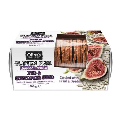 Olinas Bakehouse Gluten Free Fig & Sunflower Toasts 100g