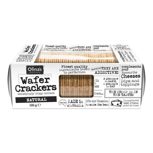 Olinas Bakehouse Natural Wafer Crackers 100g