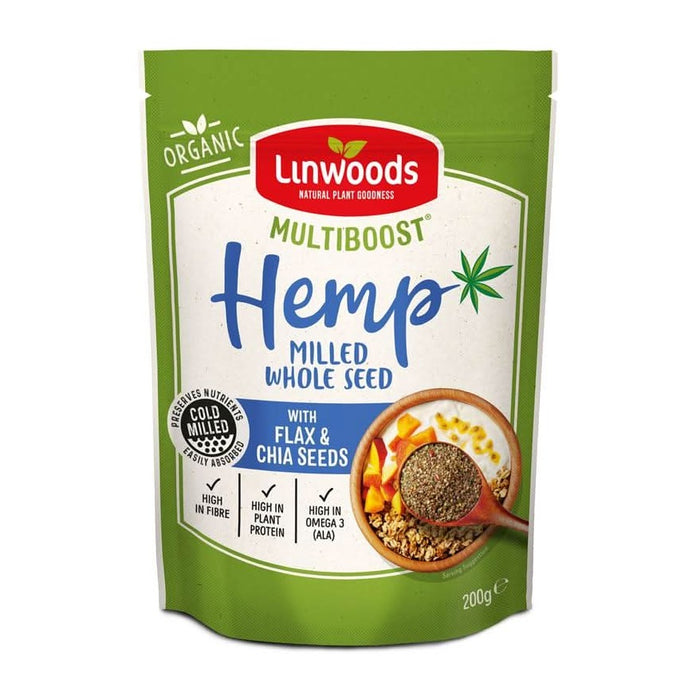 Linwoods Organic Milled Hemp with Flax/Chia 200g