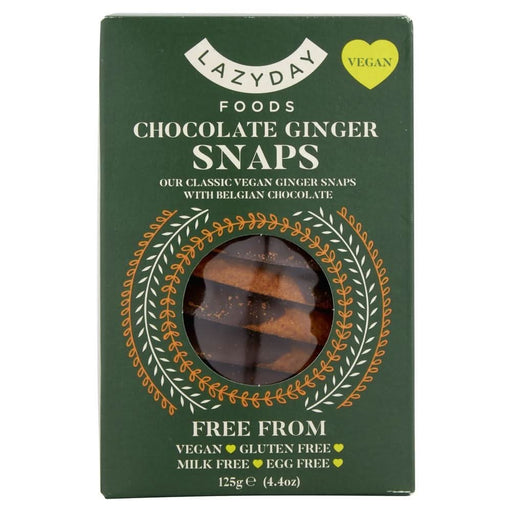 Lazy Days Dark Belgian Choc Gingers 125g