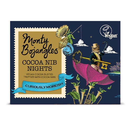 Monty Bojangles Cocoa Nib Nights Vegan Truffle 100g