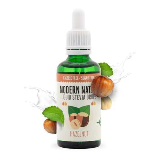 Modern Nature Stevia Drops Hazelnut Sweetene 50ml