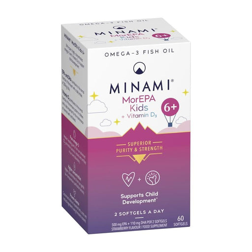 Minami MorEPA Mini 6 Years+ 60 Capsules