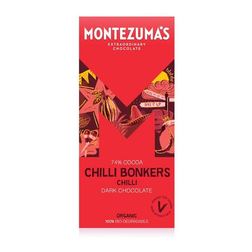 Montezumas Chocolate Chilli Bonkers Organic Chilli 90g