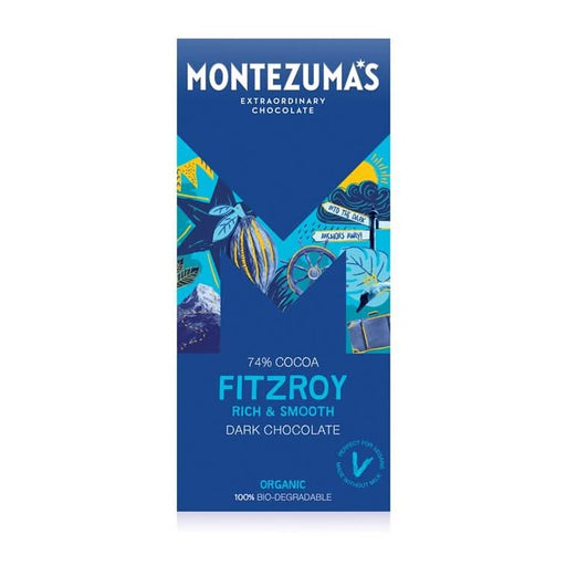 Montezumas Chocolate FitzRoy 74% Dark Organic 90g