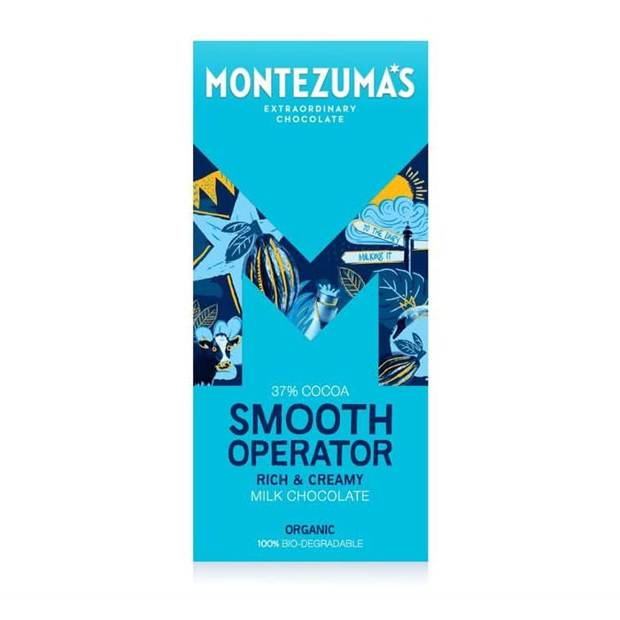 Montezumas Chocolate Smooth Operator Organic Milk 90g