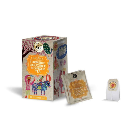 Ministry of Tea Organic Turmeric Liquorice Ginger 20 Bags