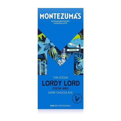 Montezumas Chocolate Lordy Lord Dark with Cocoa Nib 90g
