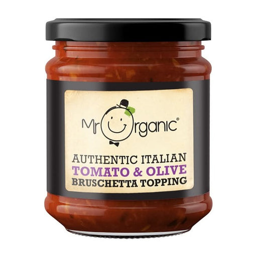 Mr Organic Tom & Olive Bruschetta Topping 200g