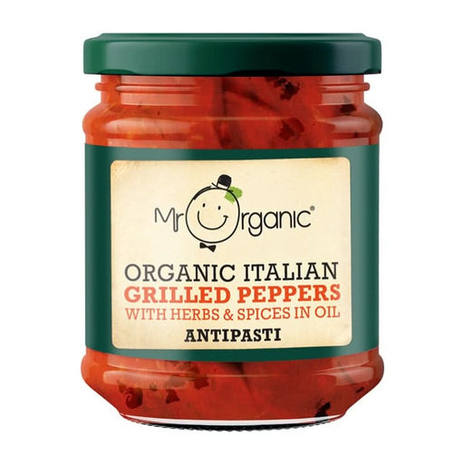 Mr Organic Grilled Peppers Antipasti 190g
