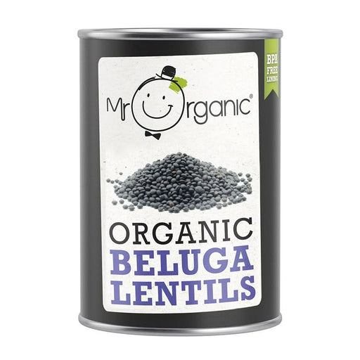 Mr Organic Beluga Lentils 400g