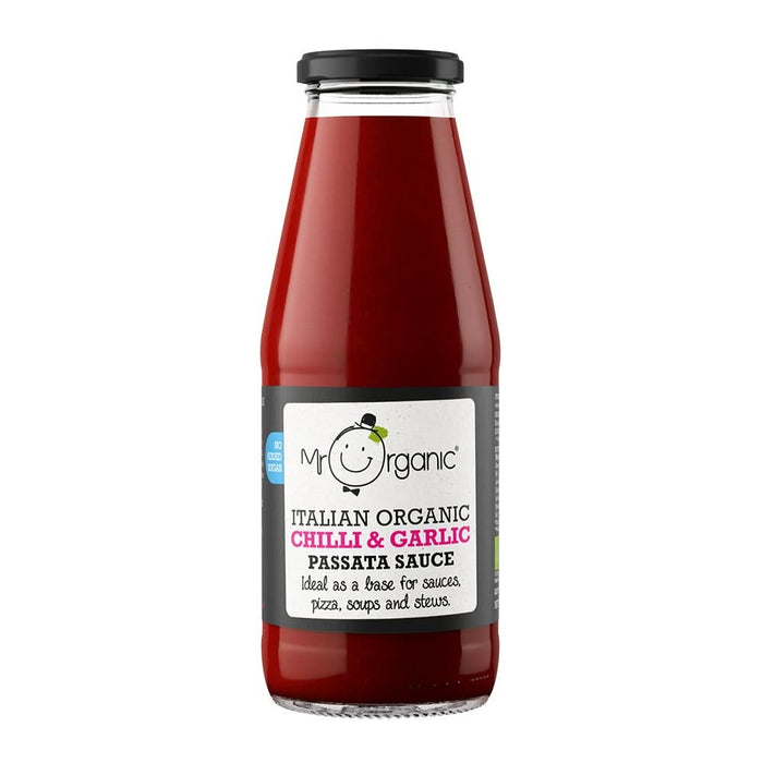 Mr Organic Chilli & Garlic Passata 400g