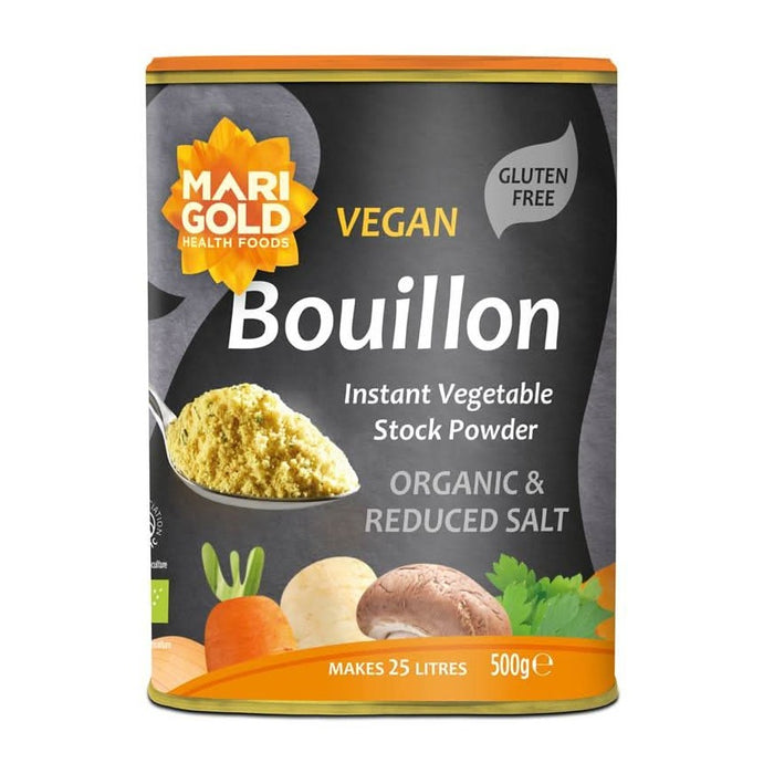 Marigold Less Salt Veg Bouillon Grey 500g
