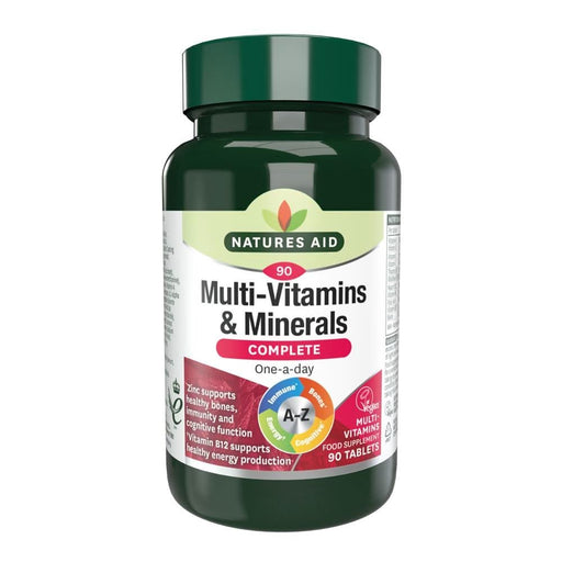 Natures Aid Multi Vitamins & Minerals 90 Tablets