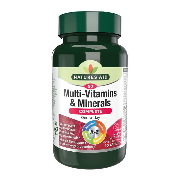 Natures Aid Multi Vitamins & Minerals 90 Tablets