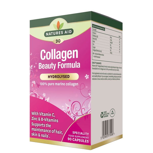 Natures Aid Collagen Beauty Formula 90 Capsules