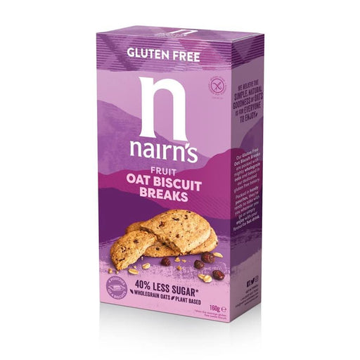 Nairns Gluten Free Oat & Fruit Biscuit Breaks 160g