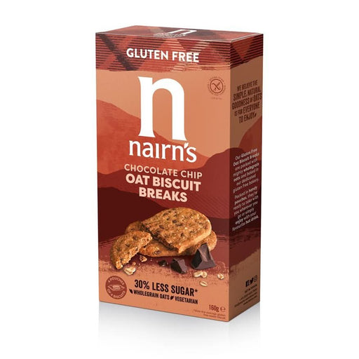 Nairns Gluten Free Chocolate Chip Biscuit Breaks 160g
