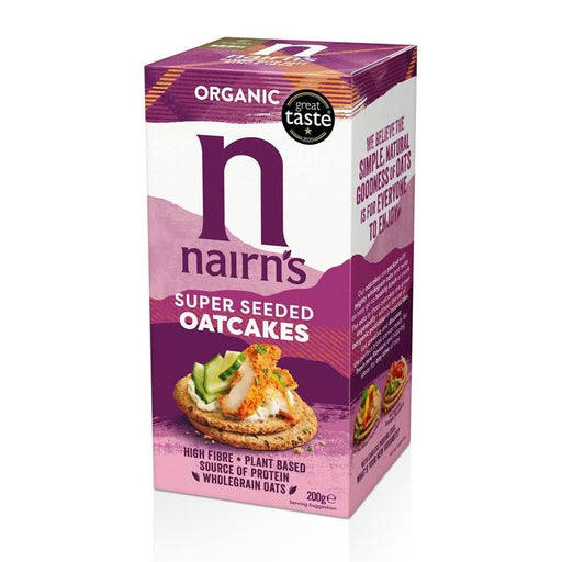 Nairns Organic Super Seeded Oatcakes 200g