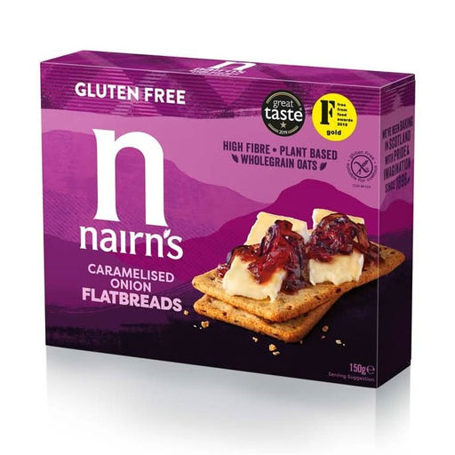 Nairns Caramelised Onion Flatbreads 150g