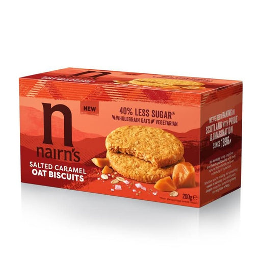 Nairns Salted Caramel Oat Biscuit 200g