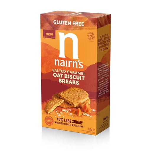 Nairns GF Salted Caramel Biscuit Brea 160g